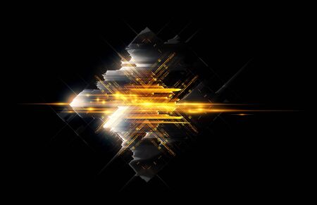 Energy effect abstract background