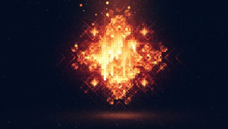 Led Light abstract backgroundの写真素材