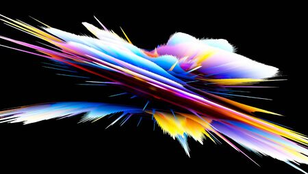 Led Light.  Future tech. Shine dynamic scene. Neon flare. Colorful rays. Magic moving fast lines....