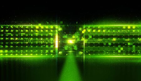 3d illustration. Data storage service. Server room.Modern web network. Internet connection....