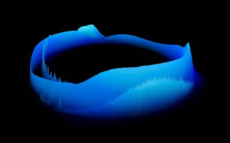 Abstract background. Motion swirl. Glowing circle. Bright spiral. Glow podium. Empty Scene. Space...