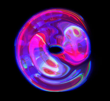 Vivid abstract background. Beautiful swirl trail effect frame. Mystical portal. Bright sphere lens. Rotating lines. Glow ring. Magic ball. Led spiral. Glint lines. Focus place. Illusory flashの写真素材