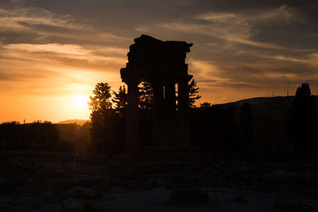 Doric temple of Castor and Polluxの写真素材