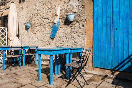 A glimpse of Marzamemi village, Sicily, a traditional fisherman townの写真素材
