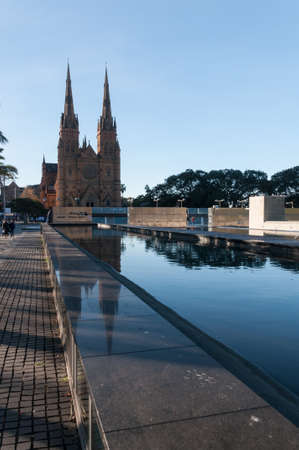 The Cathedral Church and Minor Basilica of the Immaculate Mother of God, Help of Christians, Metropolitan Cathedral of the Archdiocese of Sydneyのeditorial素材