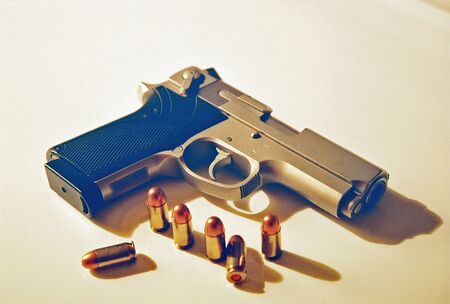 Pistol and bullets