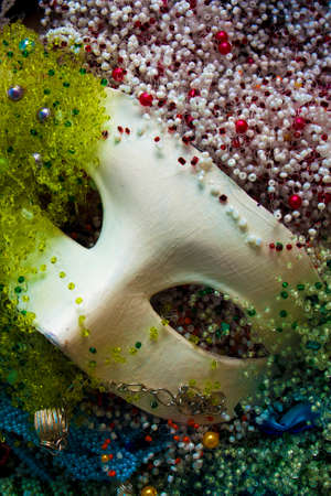 Mask and beadsの写真素材