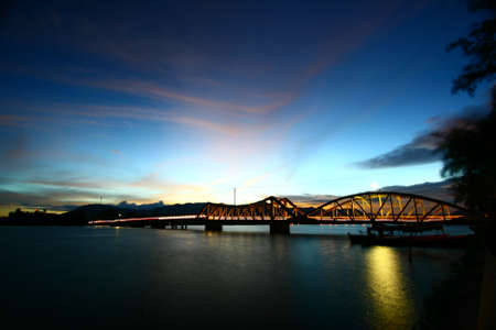 Bridge , Kampot , Cambodiaの写真素材