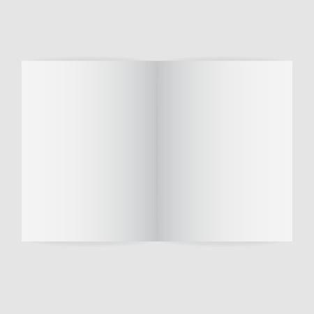 Blank magazine spread template vector illustration.のイラスト素材