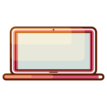 Laptop computer gradient icon vector.のイラスト素材