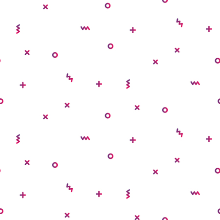 Gradient geometric shapes and lines pattern.のイラスト素材