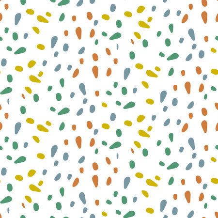 Colorful Polka Dot Pattern. Skin Animal Spots abstract dotted texture.のイラスト素材