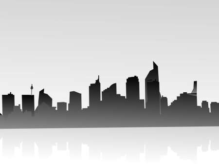 cityscape on gradient background
の写真素材