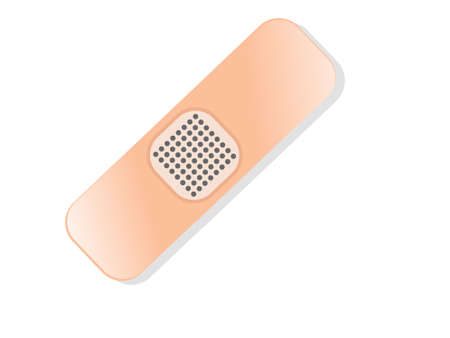 bandage on isolated background
