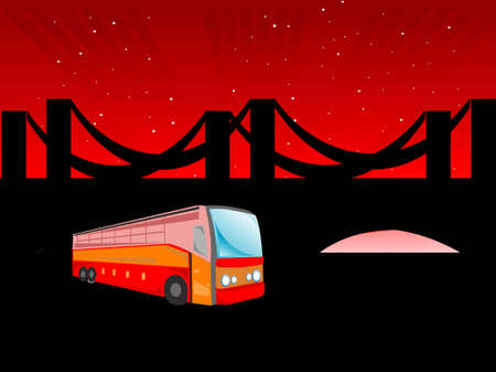 bus passing near bridge

の写真素材