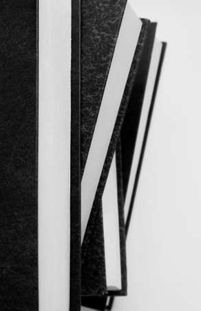 stack of books, books on a light backgroundの写真素材