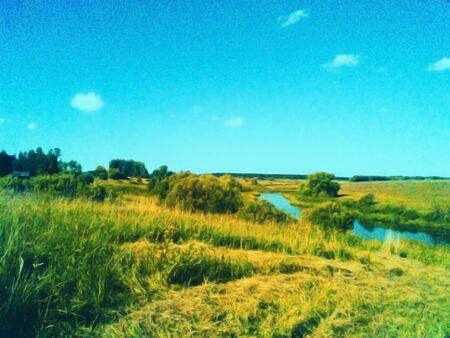 Scenic rural landscapeの写真素材