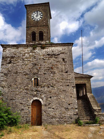aged tower clock
