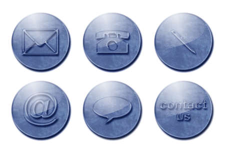 contact signs for businessの写真素材