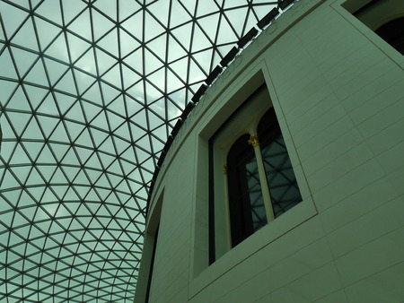 Rooftop inside the British Museumのeditorial素材