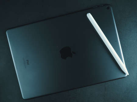 Malaysia, Shah Alam, June 20, 2020: IPad air 3 releases from Apple company, release of this ipad model in 2019.のeditorial素材