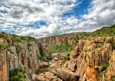 Landscape at the Blyde River Canyon, Bourke's Luck Potholes, South Africa