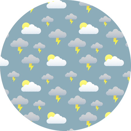 Rainny Day Sunny Day - Modern Sly Blue Designの写真素材