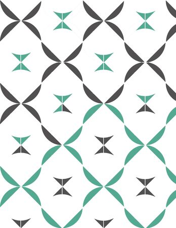 Vintage Elegance - Green & Greyの写真素材