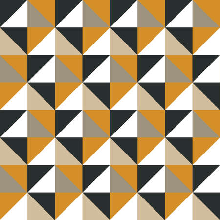 Retro Artwork - Caramel & Gold Trianglesの写真素材