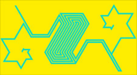 Stars To Labyrinth - Yellow Themeの写真素材