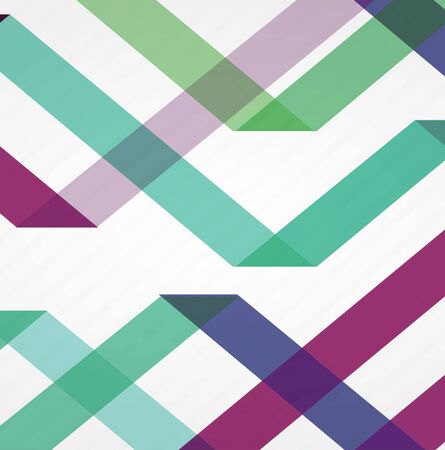 Ribbon Live Retro Pattern - Blue Greenの写真素材