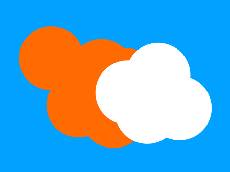 Happy Clouds - Blue Skyの写真素材