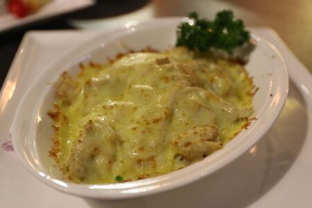 Cheese baked rice
