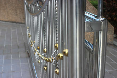 Alloy door to luxury and  strength.の写真素材
