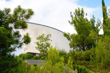 Monument  The glory hill  on territories of Yalta, the Crimea, Ukraineのeditorial素材