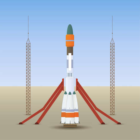 Rocket transport before launching into space