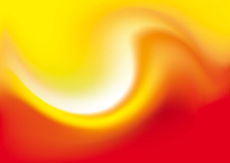 Abstract Background - Red/Orange Wave.  Illustration. のイラスト素材