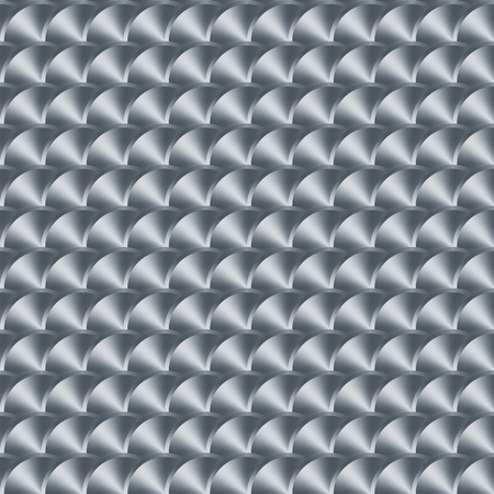 Shiny Light Gray Polished Metal Plate. Seamless Backgroundのイラスト素材