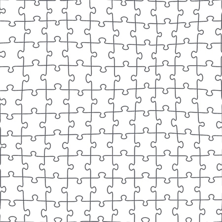Jigsaw puzzle seamless pattern  Vector illustrationのイラスト素材