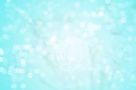 Abstract blur background : Beautiful Blue Bokehの写真素材