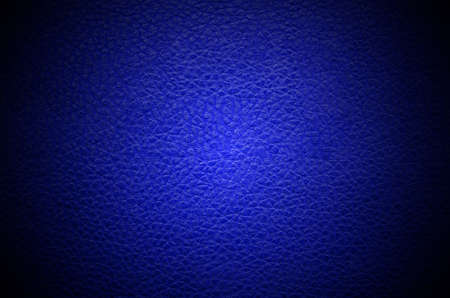 Close up of dark blue leather texture background with vignette color, Blue abstract texture backgroundの写真素材