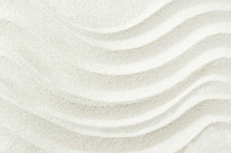 White sand texture background with wave patternの写真素材