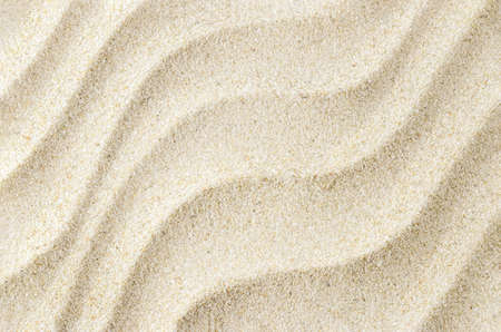 White sand texture background with wave patternの写真素材