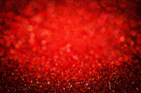 Red abstract glitter bokehの写真素材