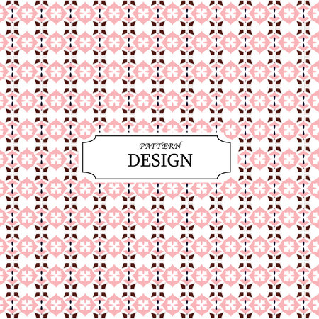 Seamless vector pattern. Background texture in geometric ornamental style.のイラスト素材