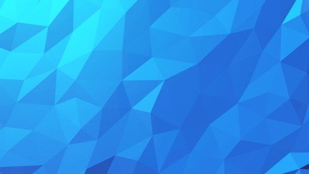 Abstract low poly background - blue gradient.