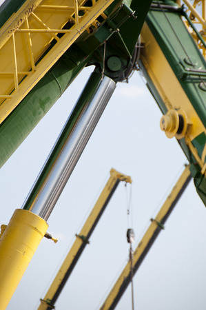 Hydraulic cranesの写真素材