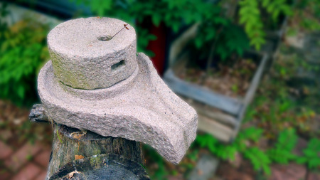The ancient stone millの写真素材