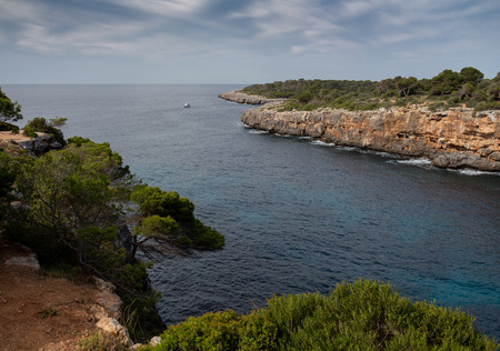 Mallorca, Spain; March 17, 2018: Views of Mallorca's pi creekのeditorial素材