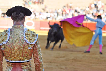 Bullfighter in spain のeditorial素材